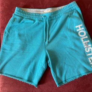 Hollister Aqua Soft Cotton Drawstring Shorts